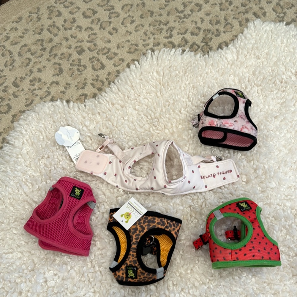 EcoBark step into Velcro harnesses! Puppy supplies!